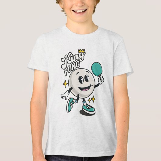 King Pong kinder t-shirt (Voorkant)