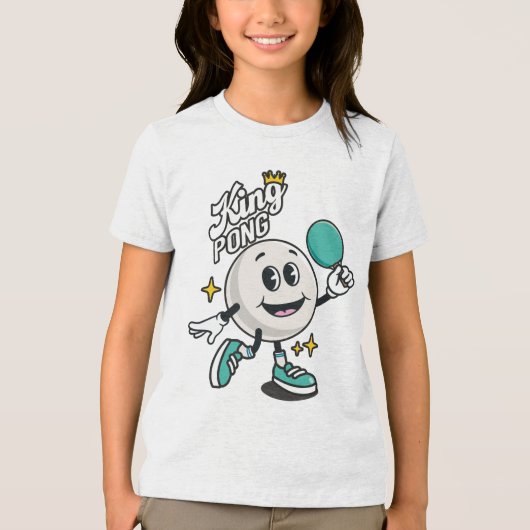 King Pong kinder t-shirt (Voorkant)