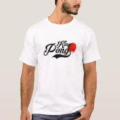 King Pong T-Shirt | Funny Ping Pong Champion T-shi (Voorkant)