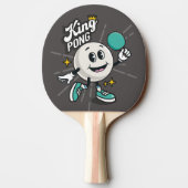 King Pong tafeltennis Paddle Tafeltennisbatje (Achterkant)