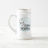 King Poppa T-shirts en geschenken Bierpul (Links)
