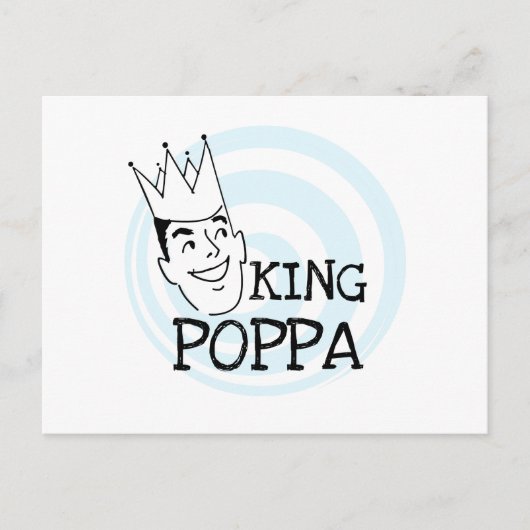 King Poppa T-shirts en geschenken Briefkaart (Voorkant)