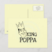King Poppa T-shirts en geschenken Briefkaart (Voorkant / Achterkant)