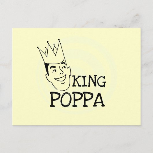 King Poppa T-shirts en geschenken Briefkaart (Voorkant)