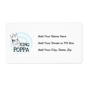 King Poppa T-shirts en geschenken Etiket