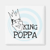 King Poppa T-shirts en geschenken Magneet (Voorkant)