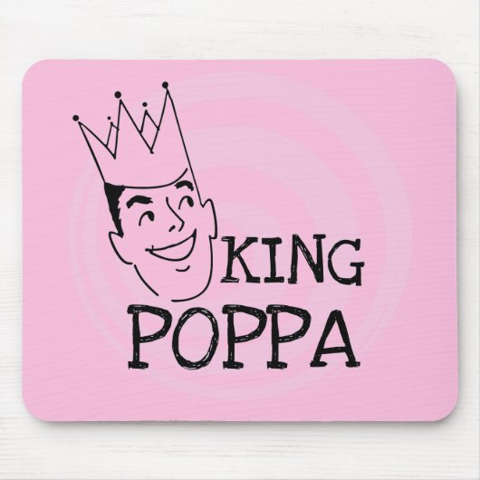 King Poppa T-shirts en geschenken Muismat (Voorkant)