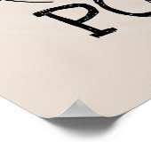 King Poppa T-shirts en geschenken Poster (Hoek)