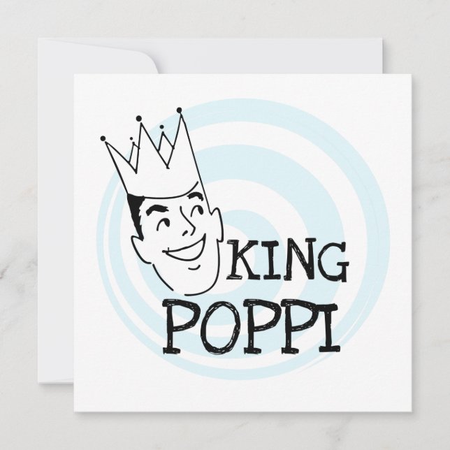 King Poppi T-shirts en geschenken (Voorkant)