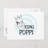 King Poppi T-shirts en geschenken Briefkaart (Voorkant / Achterkant)