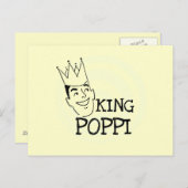 King Poppi T-shirts en geschenken Briefkaart (Voorkant / Achterkant)
