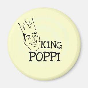 King Poppi T-shirts en geschenken Magneet
