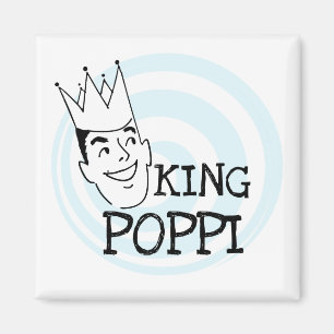 King Poppi T-shirts en geschenken Magneet
