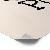 King Poppi T-shirts en geschenken Poster (Hoek)