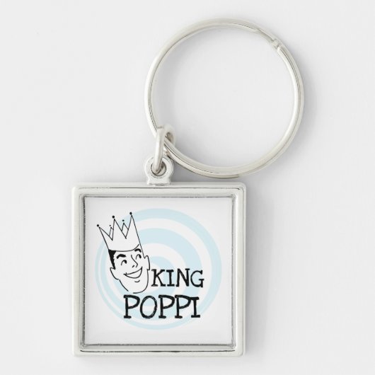 King Poppi T-shirts en geschenken Sleutelhanger (Voorkant)