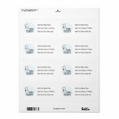 King Poppy T-shirts en geschenken Etiket (Full Sheet)