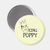 King Poppy T-shirts en geschenken Magneet (Voorkant / Achterkant)