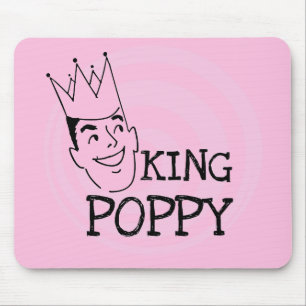 King Poppy T-shirts en geschenken Muismat