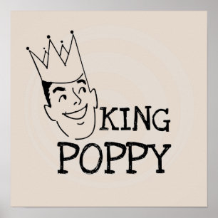 King Poppy T-shirts en geschenken Poster