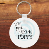 King Poppy T-shirts en geschenken Sleutelhanger (Voorkant)