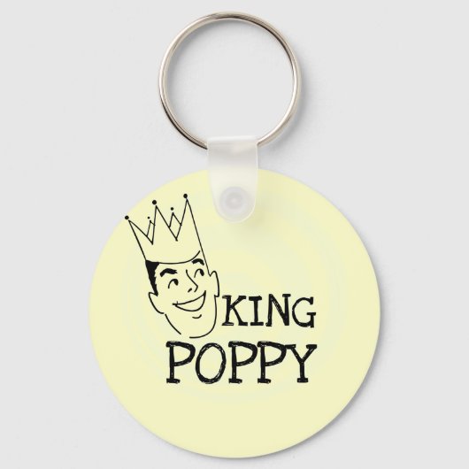 King Poppy T-shirts en geschenken Sleutelhanger (Voorkant)