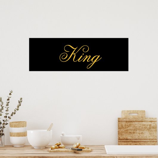King Poster (Keuken)