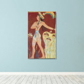 King-Priest of Prince with Lilies Canvas Afdruk (Insitu (Houten vloer))