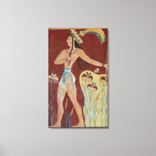 King-Priest of Prince with Lilies Canvas Afdruk (Voorkant)
