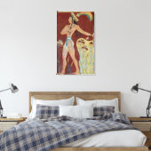 King-Priest of Prince with Lilies Canvas Afdruk (Insitu (Slaapkamer))