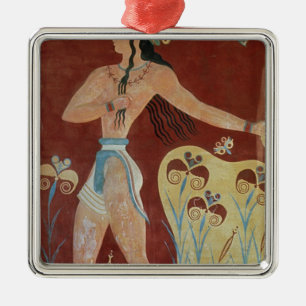 King-Priest of Prince with Lilies Metalen Ornament