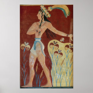 King-Priest of Prince with Lilies Poster