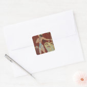 King-Priest of Prince with Lilies Vierkante Sticker (Envelop)