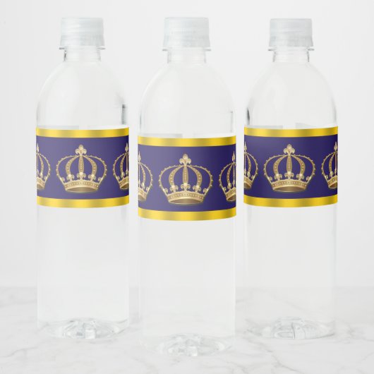 King Prince Crown Waterfles Labels Etiket (Flessen)