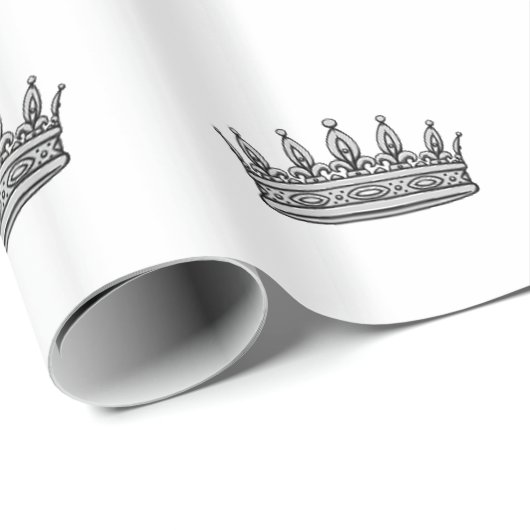 King Prince Royal Royalty Fairytale Crown Cadeaupapier (Rol Hoek)
