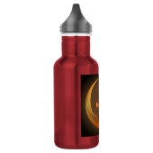 KING Print Maan-geïnspireerd Logo Rood Kleur Perfe Waterfles (Links)