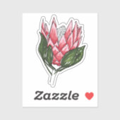 King Protea Custom Cut sticker I (Vel)