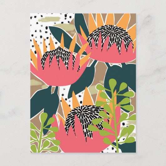 King Protea I Briefkaart (Voorkant)