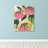 King Protea I Canvas Afdruk (Insitu (Houten vloer))