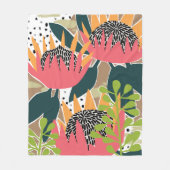 King Protea I Fleece Deken (Voorkant)