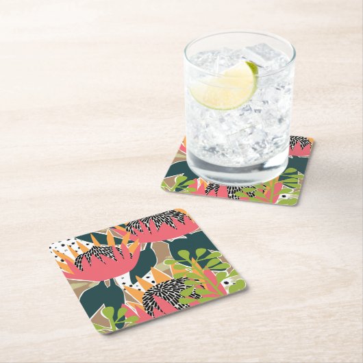 King Protea I Kartonnen Onderzetters (Insitu)