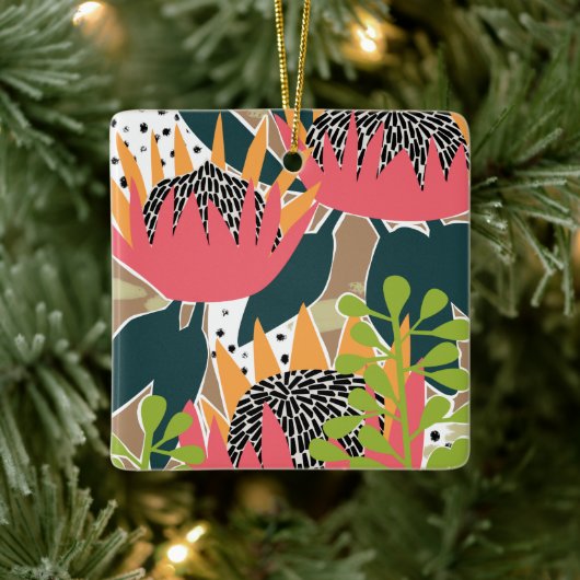 King Protea I Keramisch Ornament (Boom)