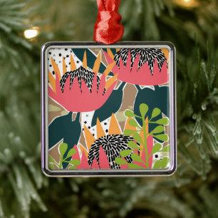 King Protea I Metalen Ornament