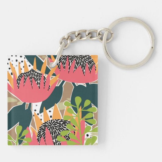 King Protea I Sleutelhanger (Achterkant)