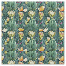 King Protea waterverf oud botanisch
