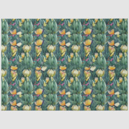 King Protea waterverf oud botanisch Tissuepapier