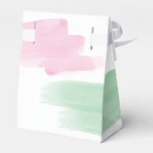 King Protea Waterverf Wedding Bedankdoosjes (Achterkant)