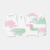 King Protea Waterverf Wedding Bedankdoosjes (Uitgevouwen)