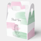 King Protea Waterverf Wedding Bedankdoosjes (Geopend)