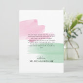 King Protea Waterverf Wedding Hartelijk dank Bedankkaart (Staand voorkant)