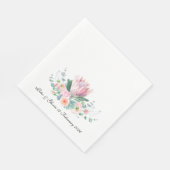 King Protea Wedding Napkin from the Protea Set  Servet (Hoek)